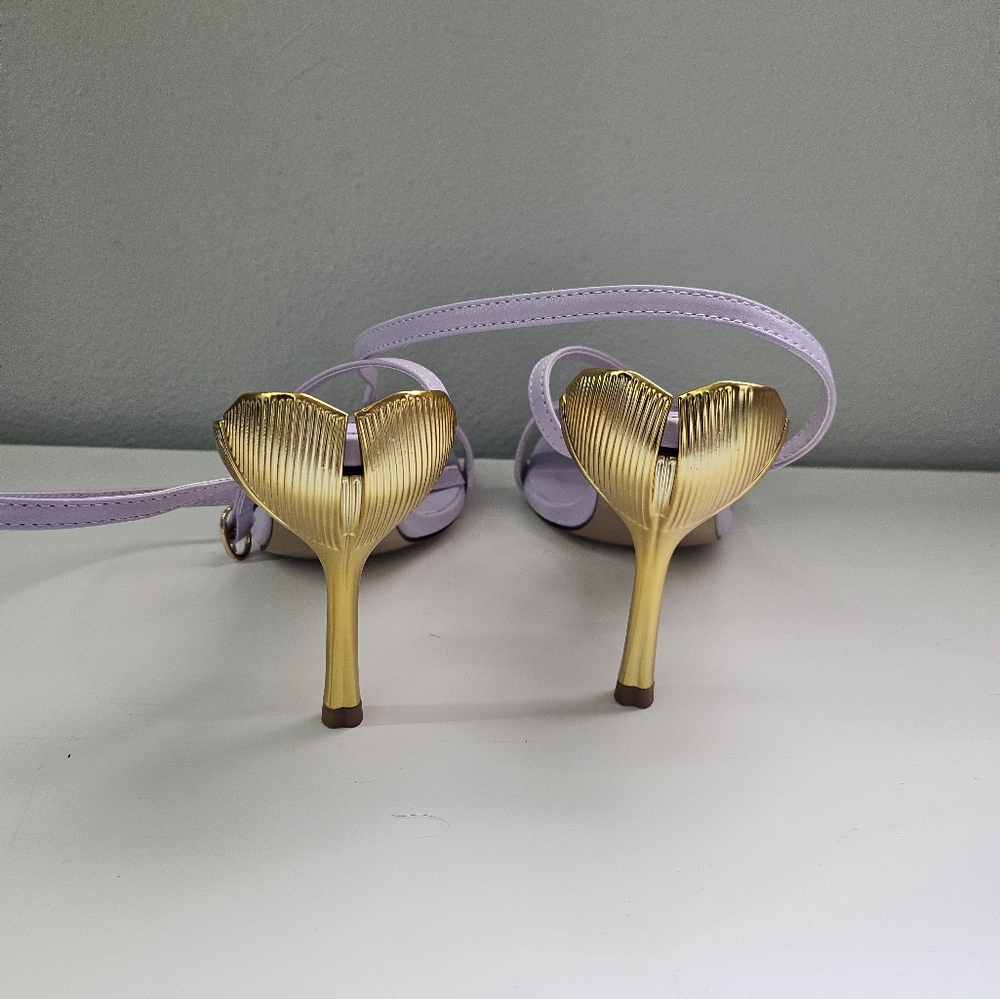 Lavender Flower Heels - Picture 3 of 5
